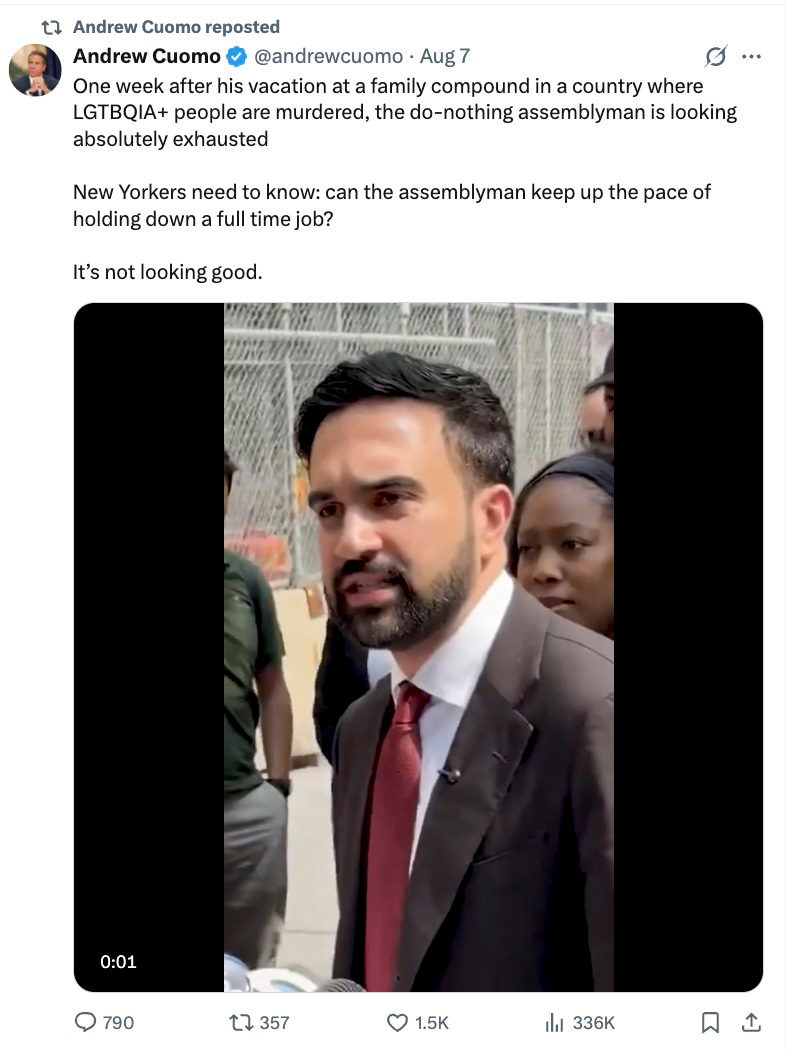One week after his vacation at a family compound in a country where LGTBQIA+ people are murdered, the do-nothing assemblyman is looking absolutely exhausted New Yorkers need to know: can the assemblyman keep up the pace of holding down a full time job? It’s not looking good. One week after his vacation at a family compound in a country where LGTBQIA+ people are murdered, the do-nothing assemblyman is looking absolutely exhausted New Yorkers need to know: can the assemblyman keep up the pace of holding down a full time job? It’s not looking good.
