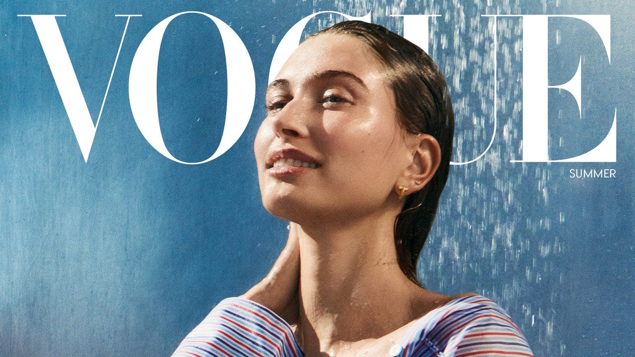 Hailey Bieber Talks Motherhood, Wellness, Working Out, and Shutting Out The  Noise | Vogue's Summer 2025 Cover Story | Vogue