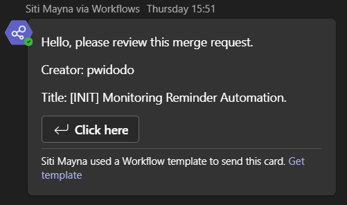 How to utilize the incoming webhook features in Microsoft Teams