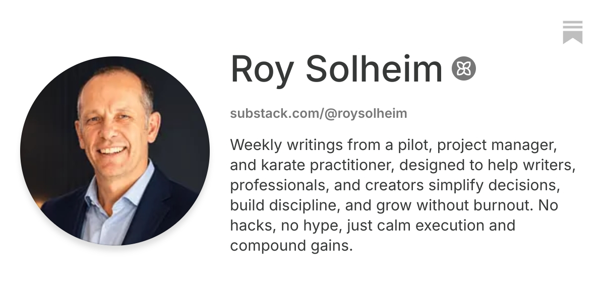 Roy Solheim | Substack