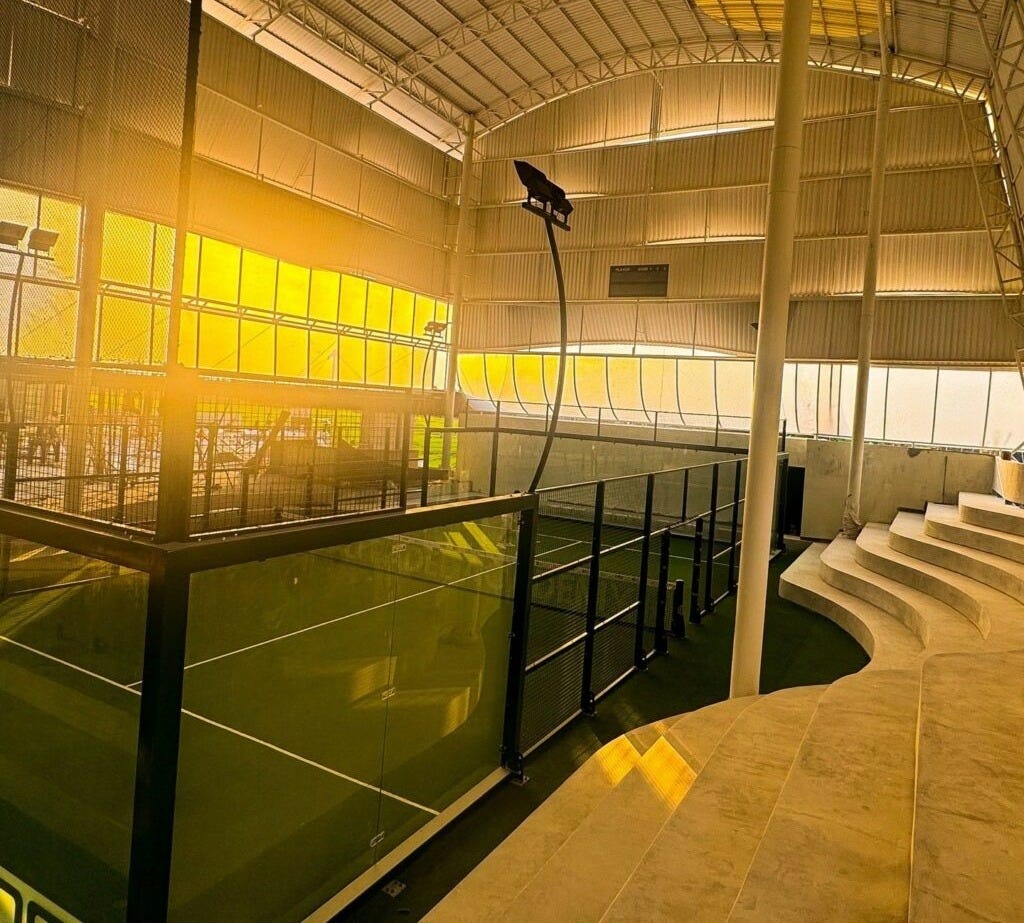indoor padel court