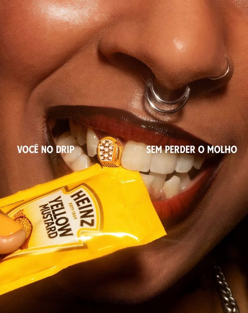 Joia para abrir sachês? Conheça o Heinz Grillz