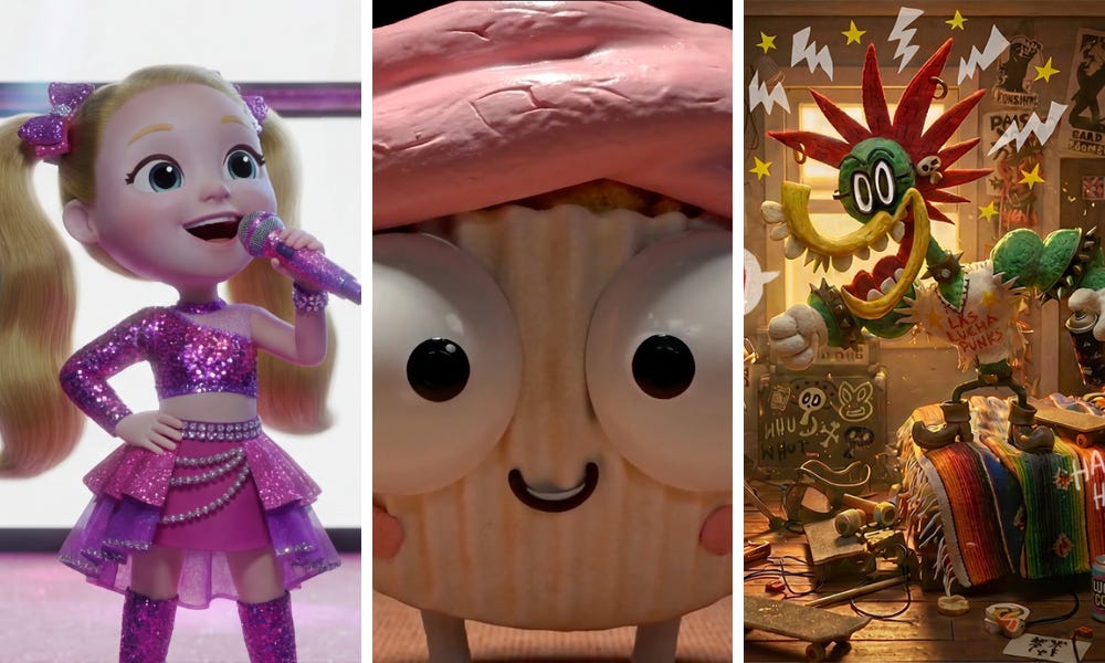Three AI animated series are heading to Prime Video streaming via Amazon MGM/AWS-backed GenAI Creators' Fund: 'Cupcake & Friends;' 'Love, Diana Music Hunters;' and 'Punky Duck' from Jorge Gutierrez. Three AI animated series are heading to Prime Video streaming via Amazon MGM/AWS-backed GenAI Creators' Fund: 'Cupcake & Friends;' 'Love, Diana Music Hunters;' and 'Punky Duck' from Jorge Gutierrez.