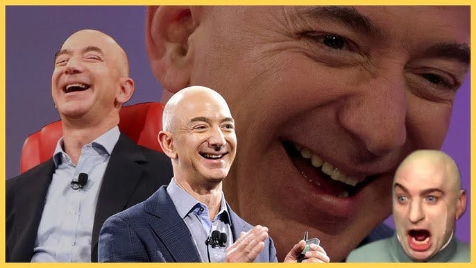 JEFF BEZOS - How Wealthy People Laugh - (the last one HAHAHA!!!)