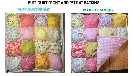 Finished Puff Quilt