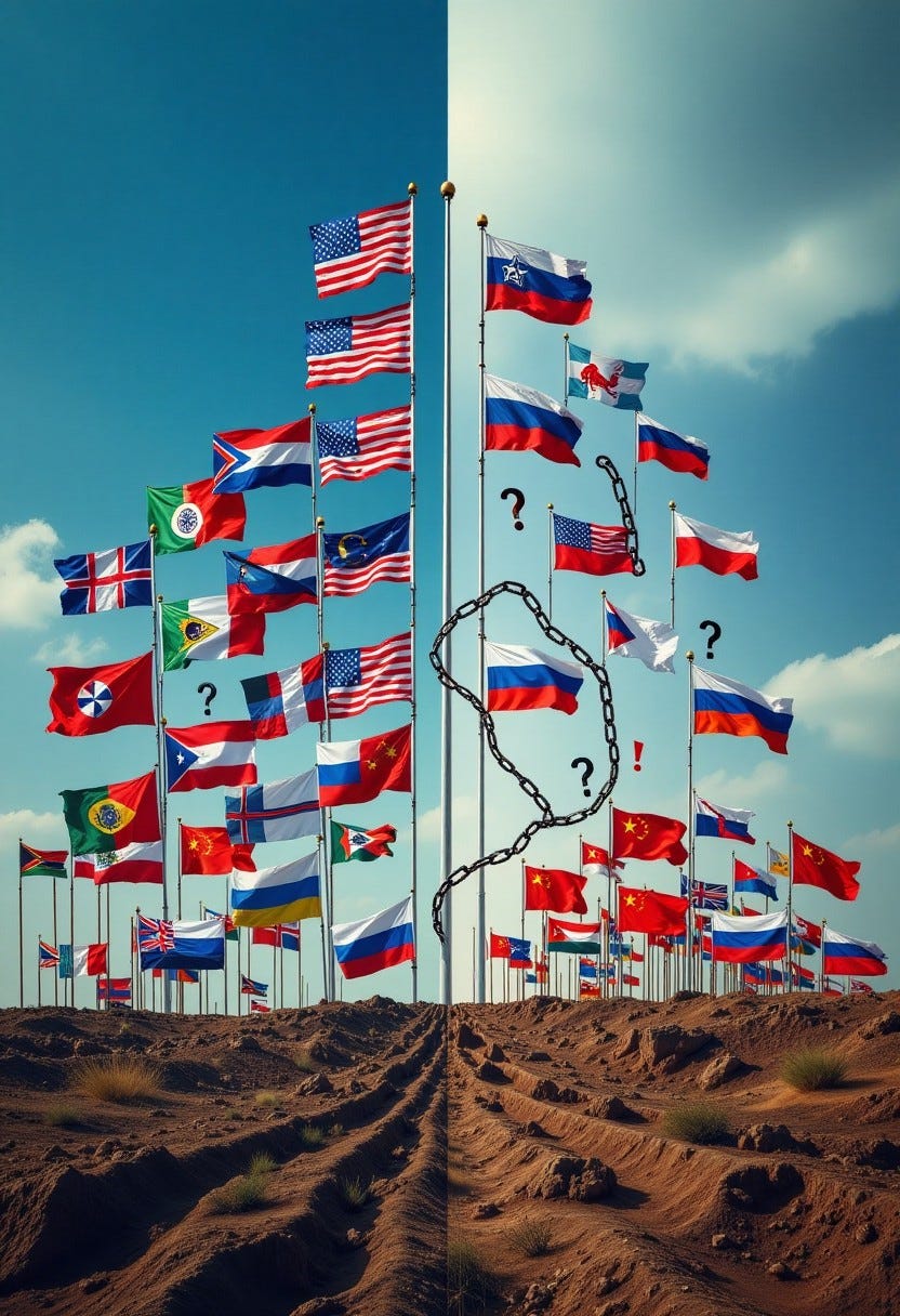 A symbolic visual comparison representing ...