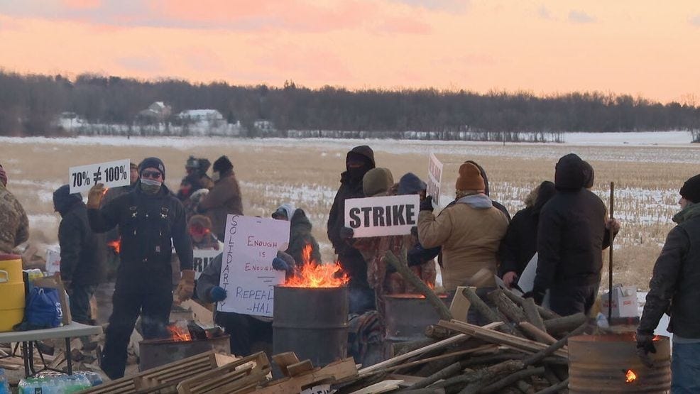 Came to our breaking point': NYS corrections officers strike for second day
