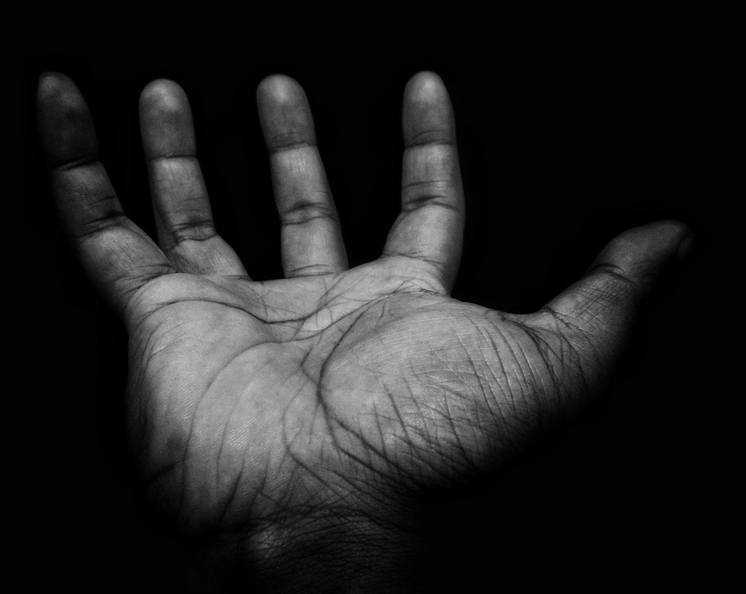 right person's palm