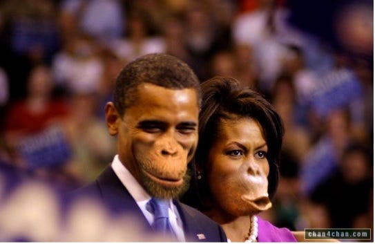 Primate in Chief: A Guide to Racist Obama Monkey Photoshops | by The Awl |  The Awl | Medium