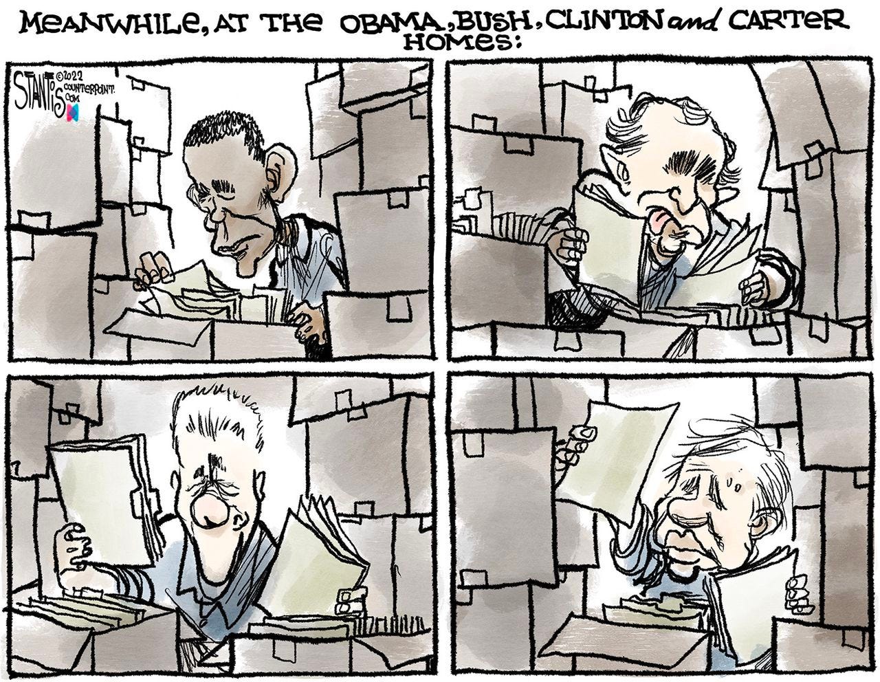 Editorial cartoons for Jan. 22, 2023: Classified documents scandal, debt  ceiling standoff - syracuse.com
