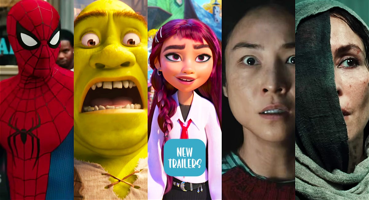New Trailers! Spider-Man: Brand New Day, Shrek 5, Hexed, The Last House and Hot Spot