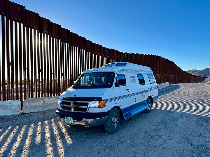 UFO museum, Balmorhea State Park, Mexico border wall, Mojave National Preserve