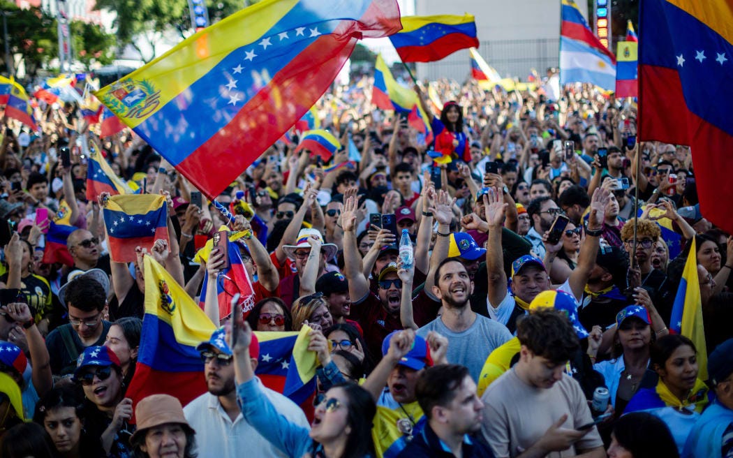 At last': Venezuelans abroad celebrate Maduro ouster | RNZ News