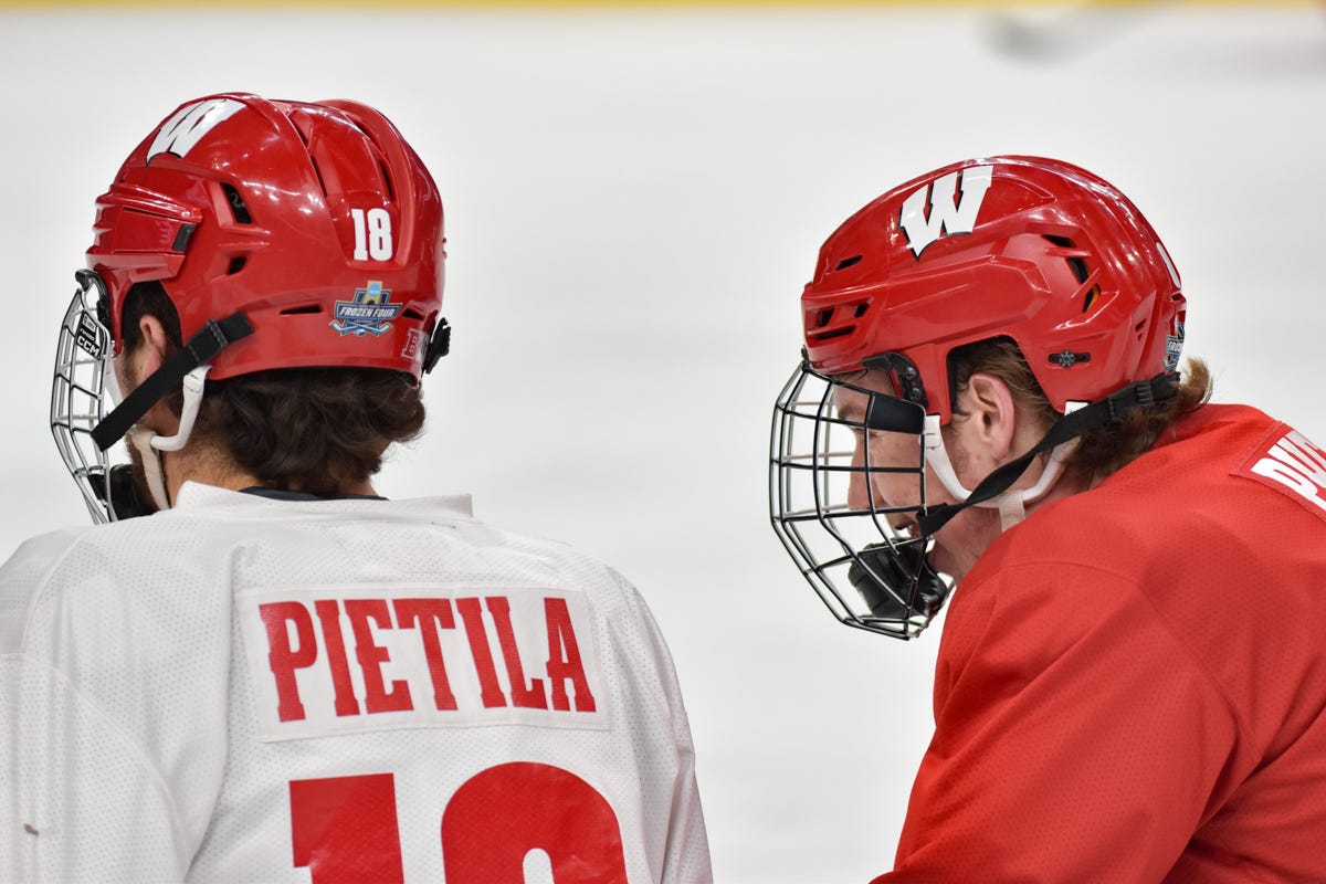 Wisconsin Motion W logo 2026 Frozen Four Logo