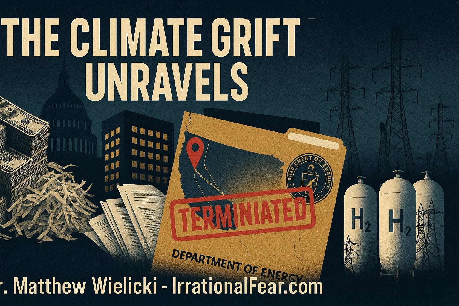 The Climate Grift Unravels - by Dr. Matthew Wielicki