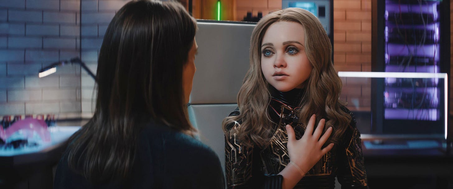 A robotic doll in a laboratory. A robotic doll in a laboratory.