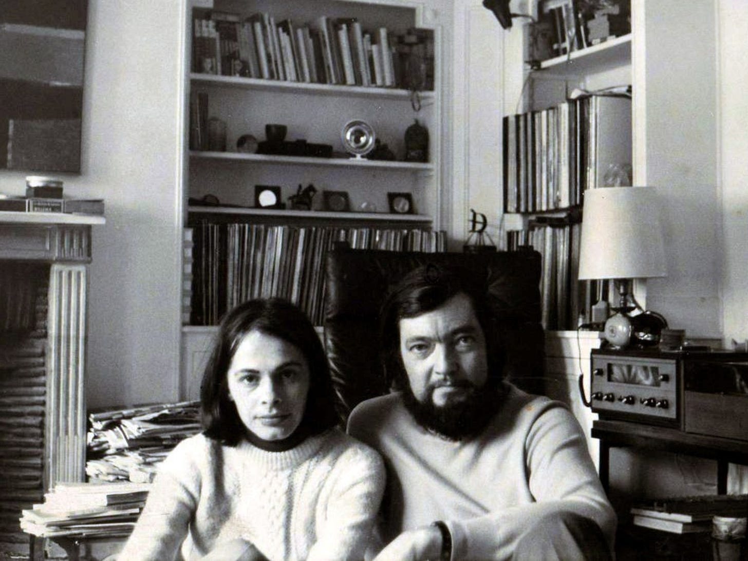 Cristina Peri Rossi y Julio Cortázar