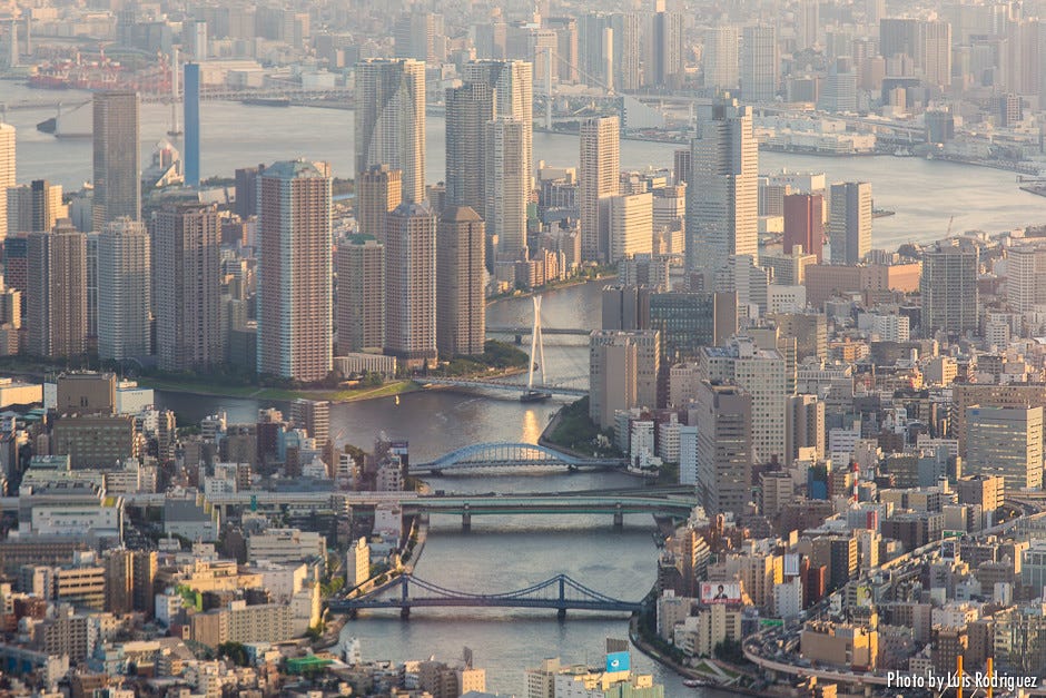 Vistas de Tokio desde la Skytree