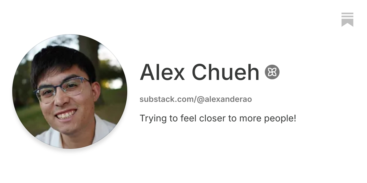 Alex Chueh | Substack