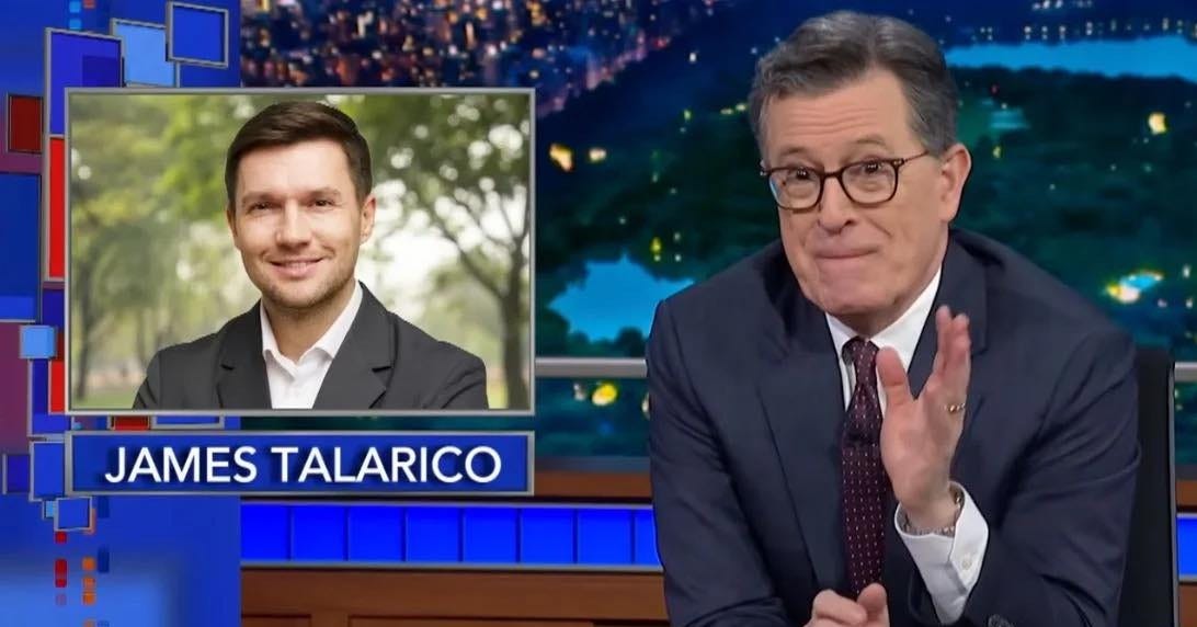 May be an image of television, newsroom and text that says 'JAMESTALARICO JAMES TALARICO CiS'