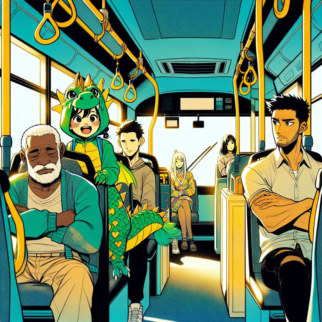 Bus passengers