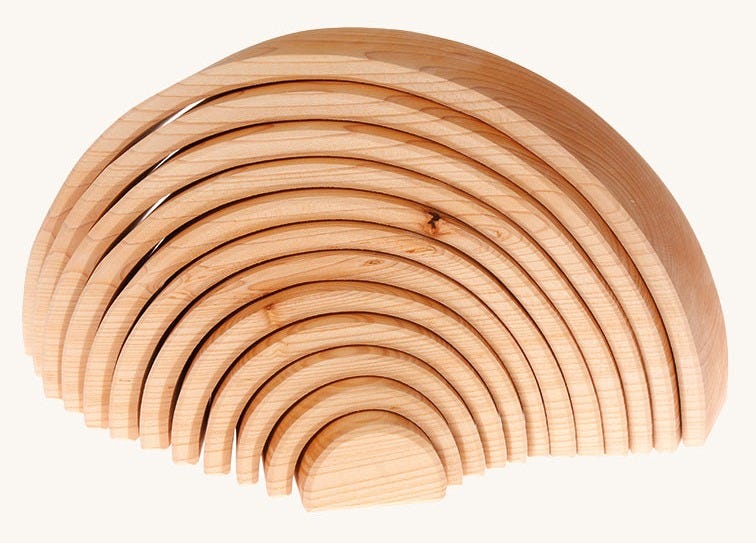 Grimm's Large Natural Rainbow (12 Pieces)