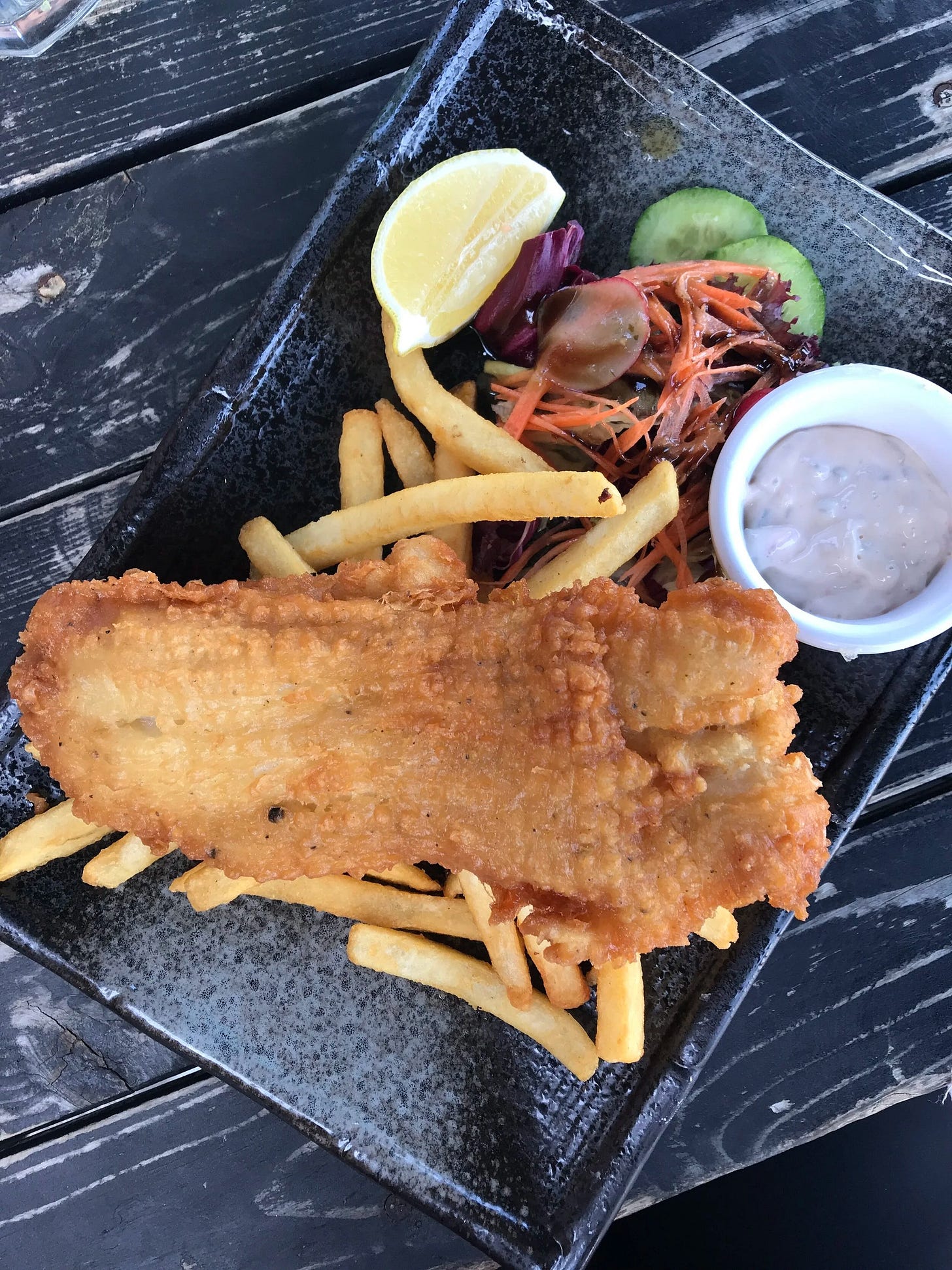Fish and Chips from China Bear, Mui Wo Fish and Chips from China Bear, Mui Wo