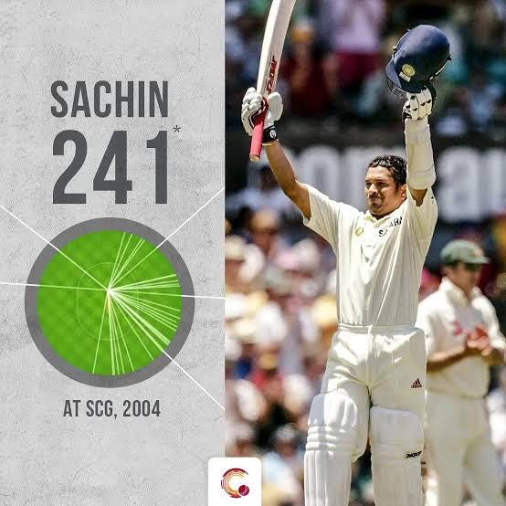 Sachin Tendulkar's 241* runs at SCG without a single cover is still Iconic  : r/IndiaCricket