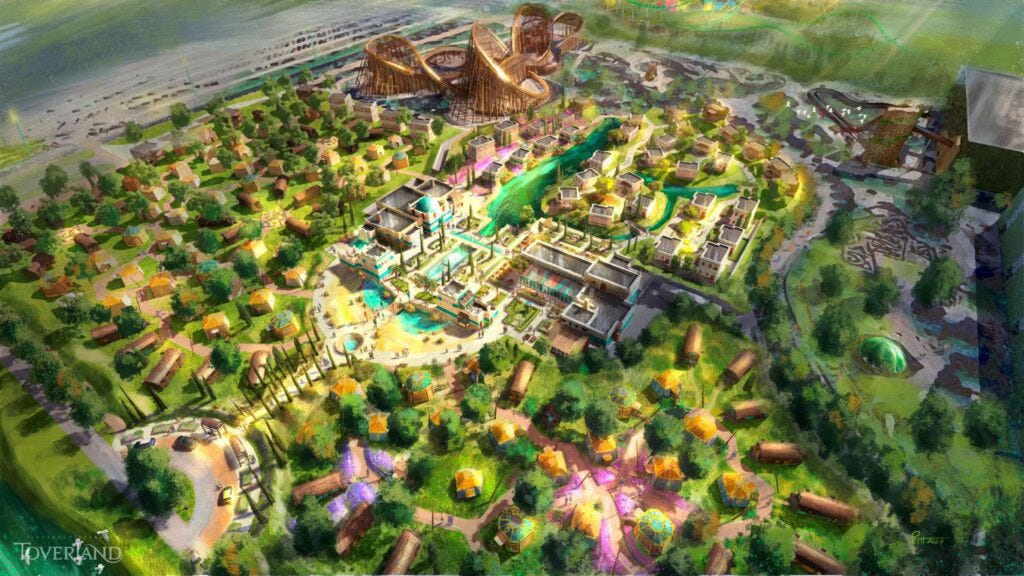 Ithaka Resort Concept Art for Toverland Dutch theme park Ithaka Resort Concept Art for Toverland Dutch theme park