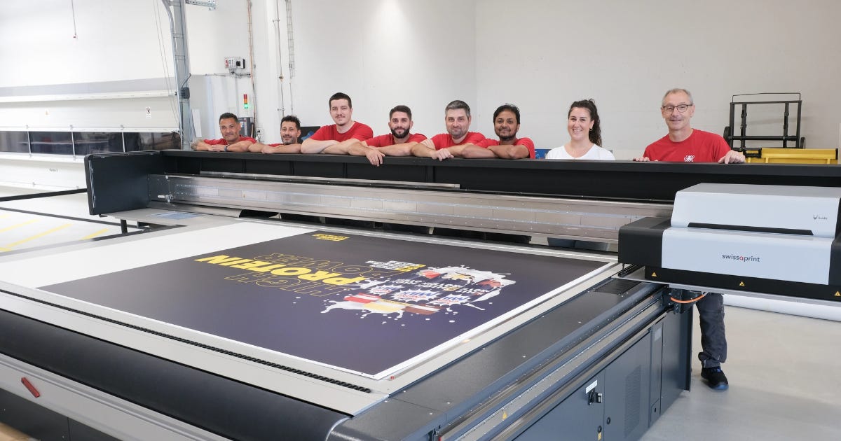 Richnerstutz Consolidated Production with a swissQprint Kudu Richnerstutz Consolidated Production with a swissQprint Kudu