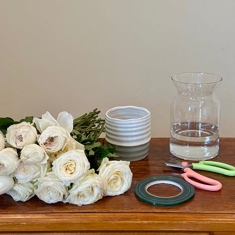 Pave Style Roses DIY: Pavé style rose arrangement - by Jasmine Neal