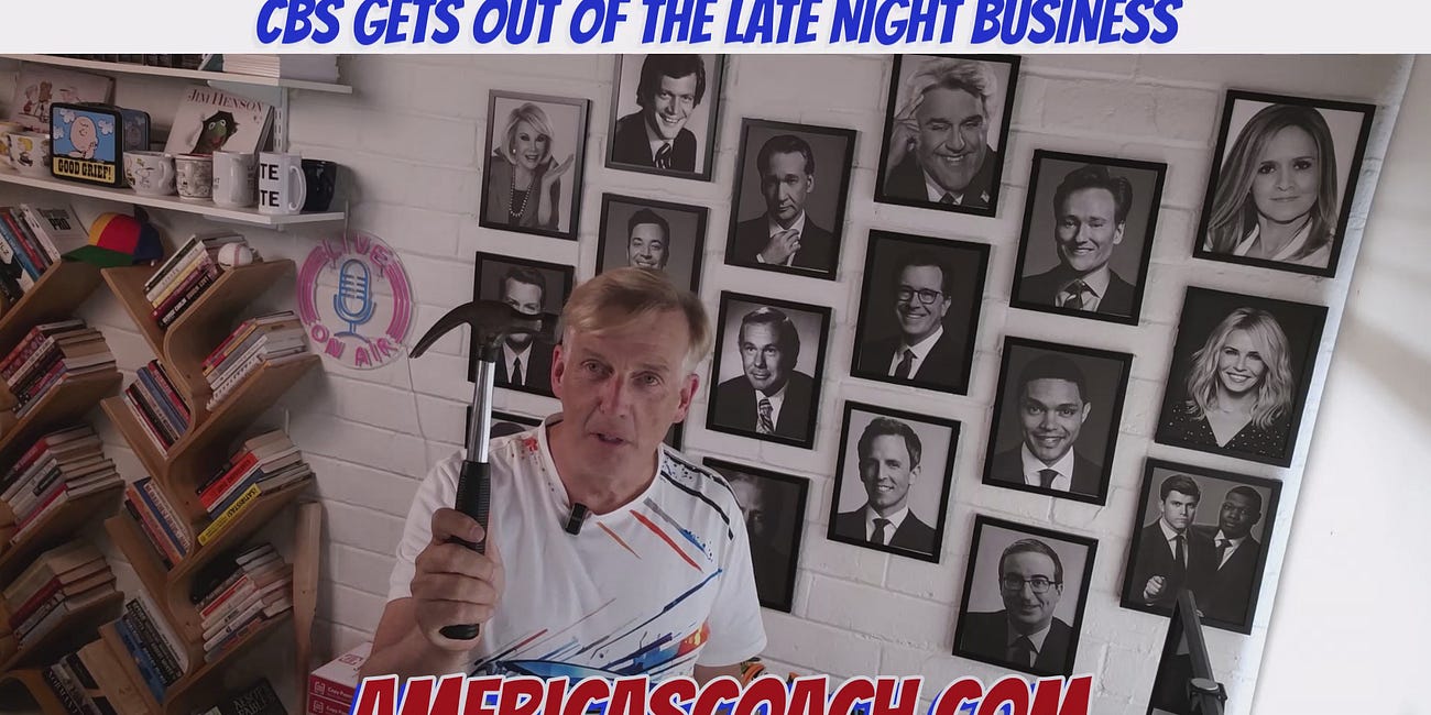 Watch Me Tear Down My Late Night Wall—Literally | CBS Cancels Stephen Colbert & The Late Show