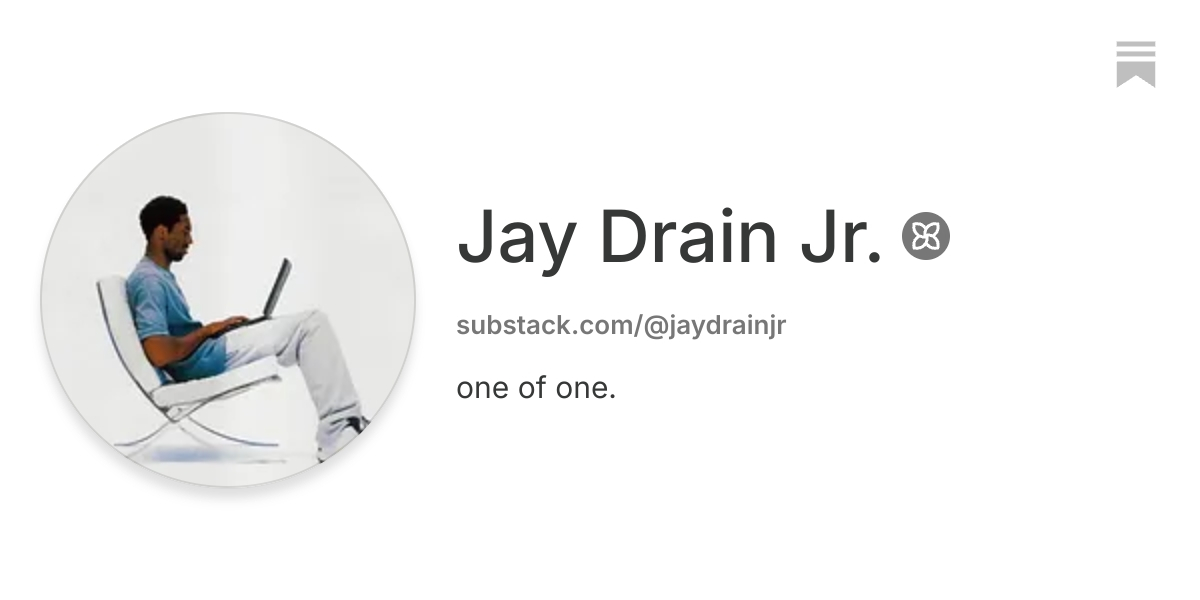 Jay Drain Jr. | Substack