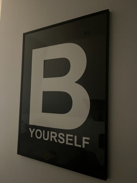 Image by Author - B Yourself?