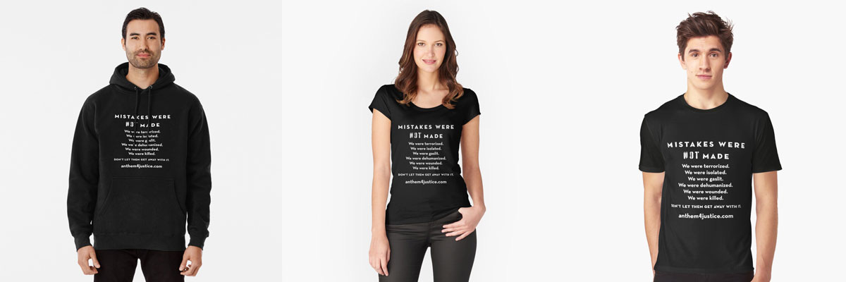 Mistakes Were NOT Made Merch: We Were Terrorized