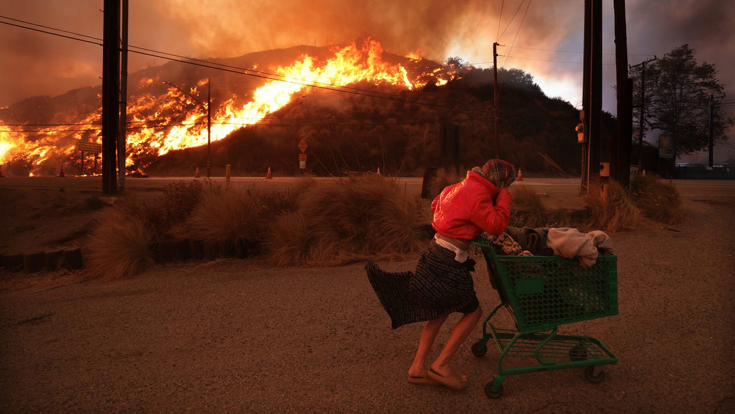 Los Angeles wildfires pose additional risk for the city's homeless -  Marketplace