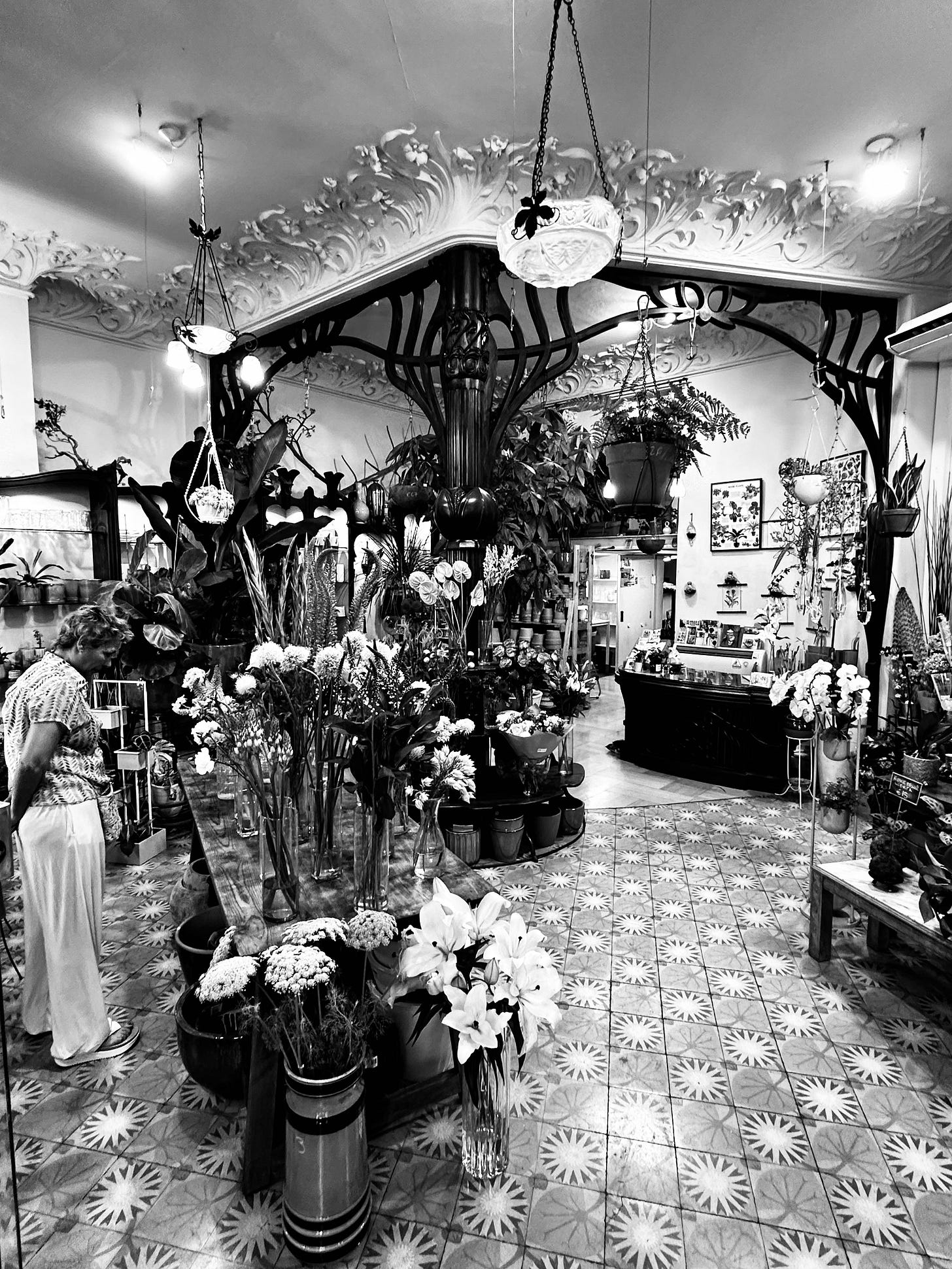 Floral Fantasies: A Barcelona Art Nouveau Gem Floral Fantasies: A Barcelona Art Nouveau Gem