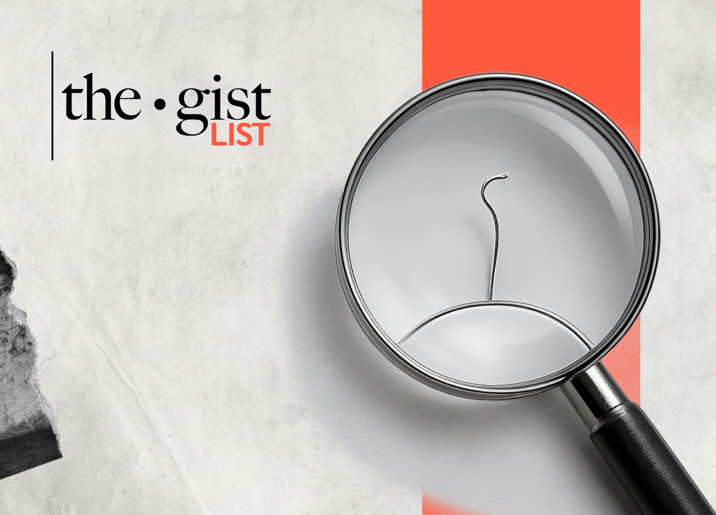 Magnifying glass focusing on a tiny loose electrical wire on a transparent background.