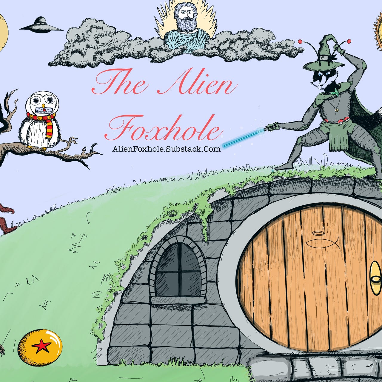 The Alien Foxhole logo