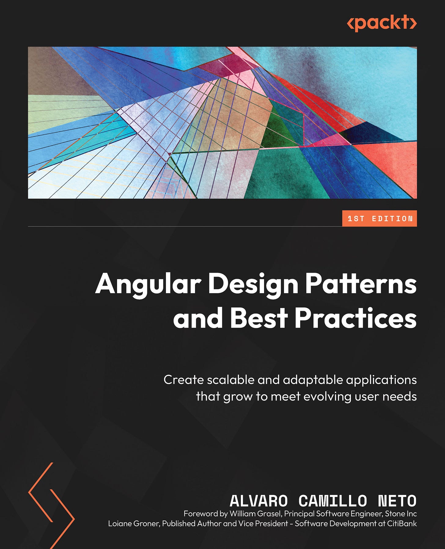 Angular Design Patterns and Best Practices, Published by Packt, Book Cover