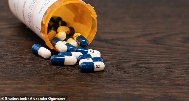 The FDA announced that 7,107 bottles of Duloxetine Delayed-Release Capsules - sold under the brand name Cymbalta - have been recalled due to containing a potentially cancer-causing chemical (stock image)