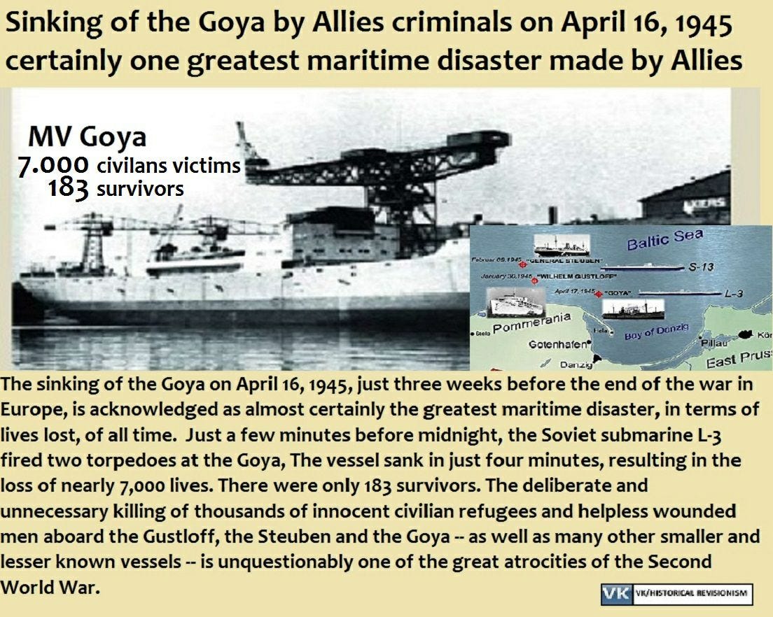 Allies sinking Germany’s ships Allies sinking Germany’s ships