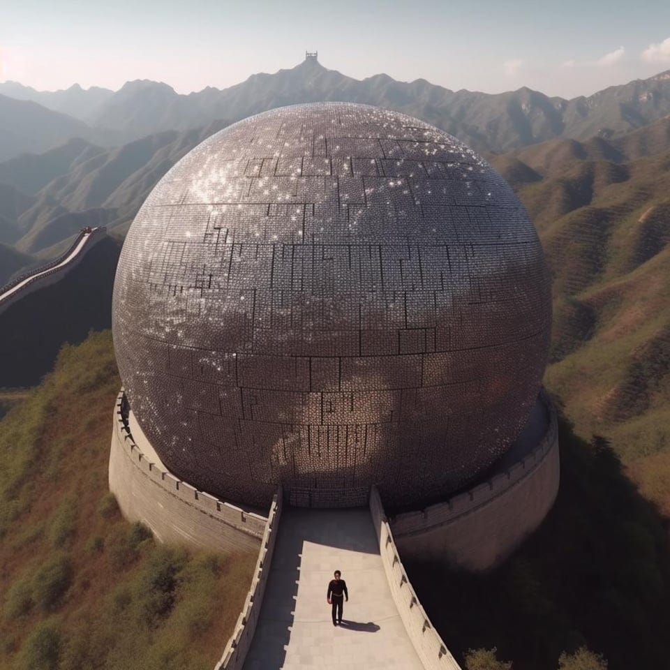 r/midjourney - Great Ball of China