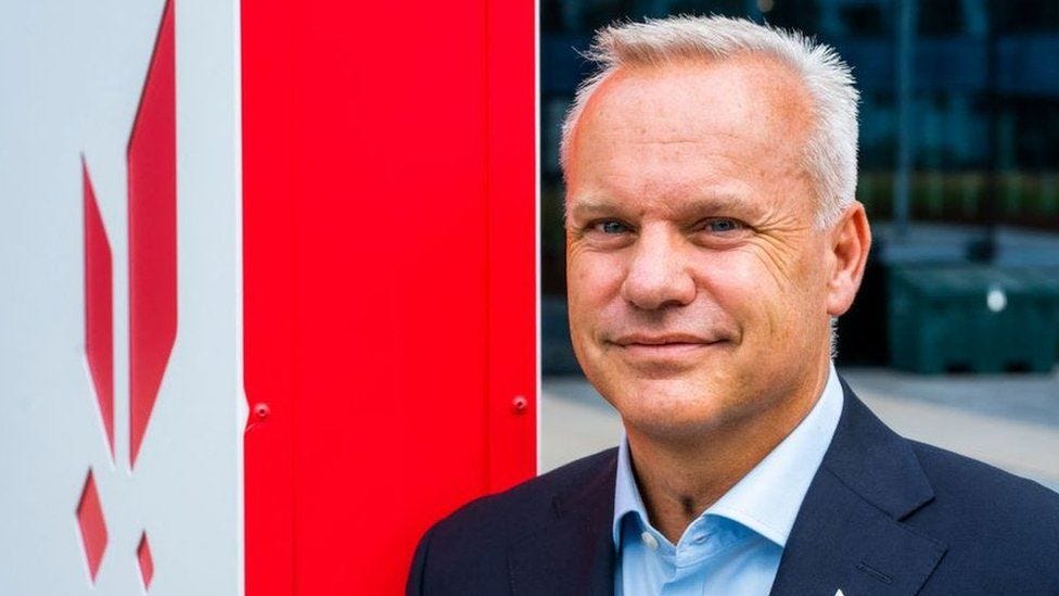 Anders Opedal, chief executive of Norwegian energy firm Equinor Anders Opedal, chief executive of Norwegian energy firm Equinor