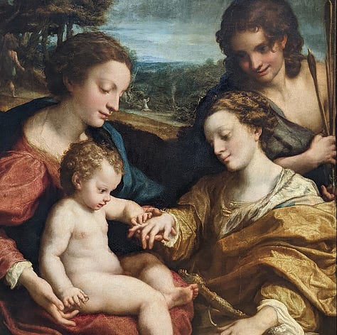 Mary Cassatt's Mystic Marriage of St Catherine (wait, what?!)