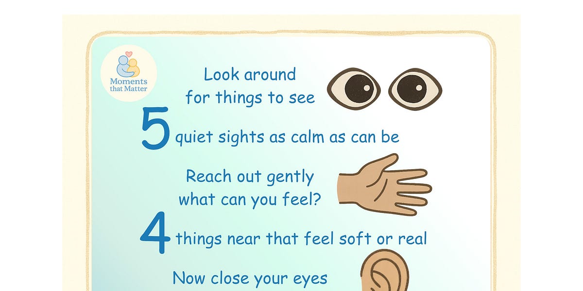 5-4-3-2-1 - Large Format Grounding Card Printable