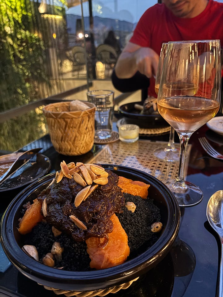 photos of the Ishq restaurant in fez