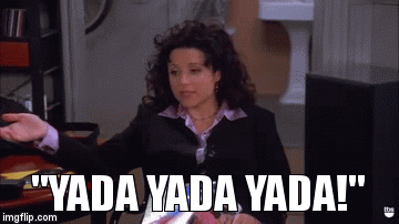 Elaine yada's out - Imgflip