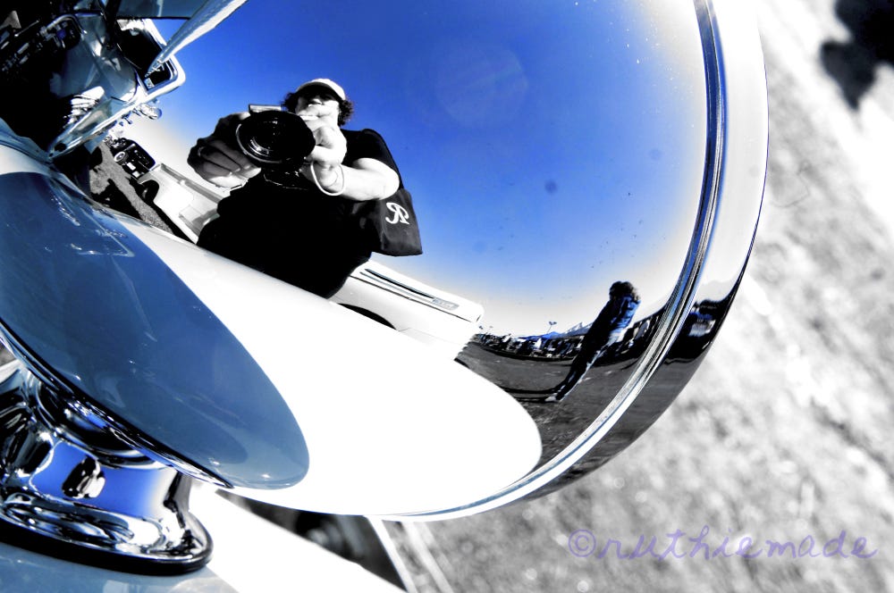 Selfie reflection