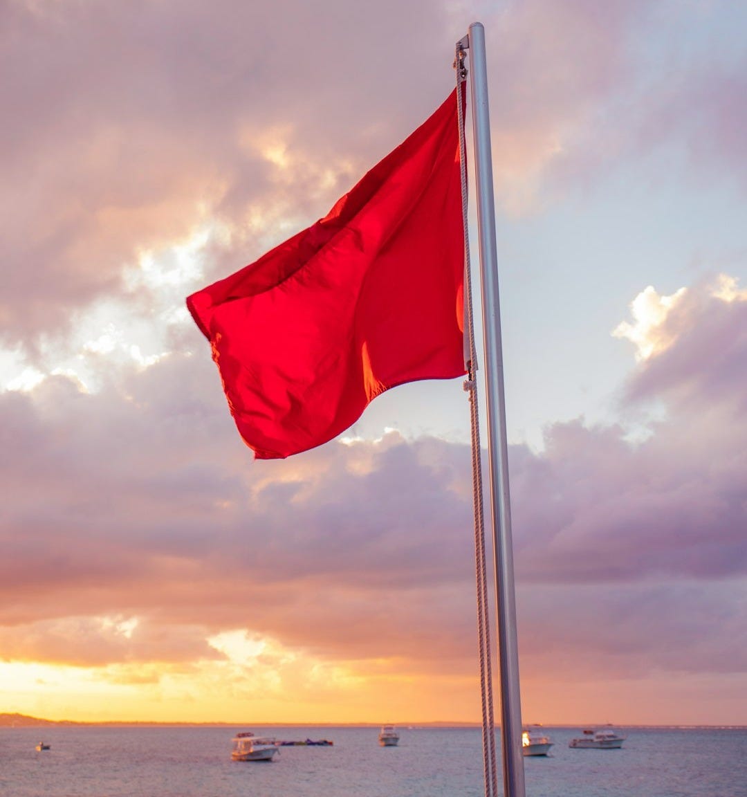 red flag red flag